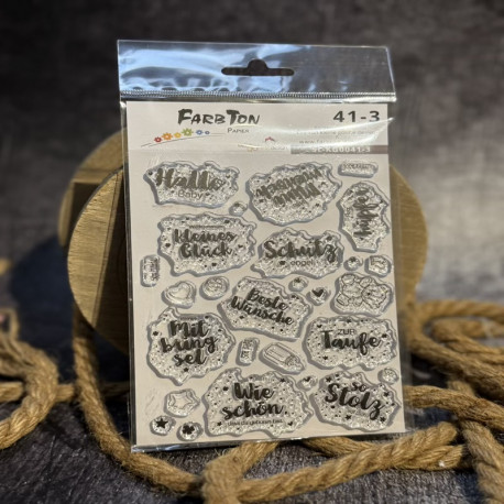 Stempel: ''Wimpelliebe -3/ Kleine Göhr.e Design Nr.41-3