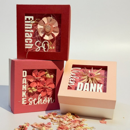 Zusatzset Schriftstanzen ( Nr.187) / Danke