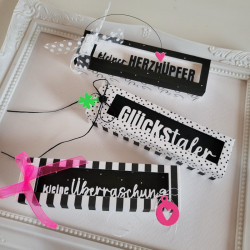 Kleine Rechteckige Box für Schriftstanzen (195 )