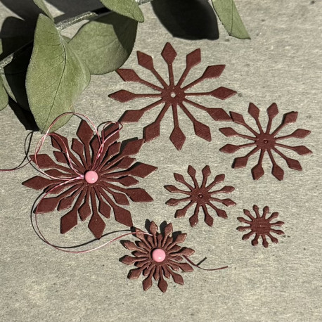 Zubehör-Set 404 Mittelpunktstanzen / Rautenblüte