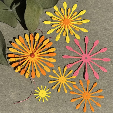 Zubehör-Set 405 Mittelpunktstanzen / Ovalblüte
