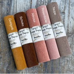 Einzelrolle Krepp-Papier-180g / 260% dehnbar