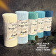 Einzelrolle Krepp-Papier klein -180g / 260% dehnbar