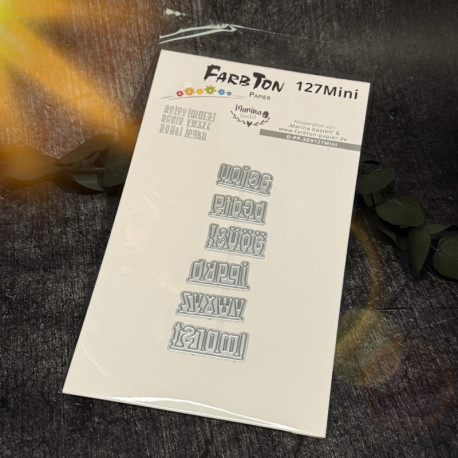 Stanzen "Mini-Alphabet auf Papierleiste Kleinbuchstaben" (127Mini)