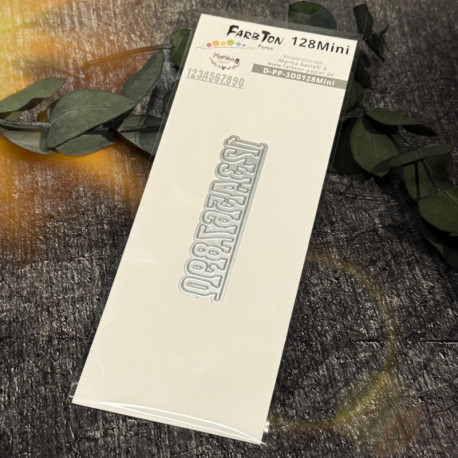 Stanzen "Mini-Zahlen auf Papierleiste" (128Mini)