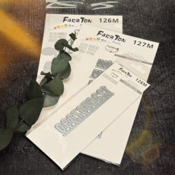 Bundle mittlere Schriften und Zahlen (128M, 127 M, 126 M)