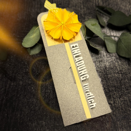 Schriftstanze Einladung (490)