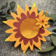 Dekoraufleger / Faltlicht groß Blumen 2