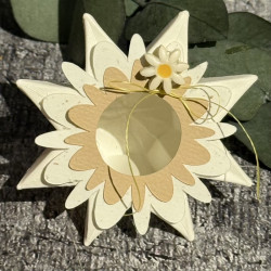 Dekoraufleger / Faltlicht klein Blumen 2 / 496S