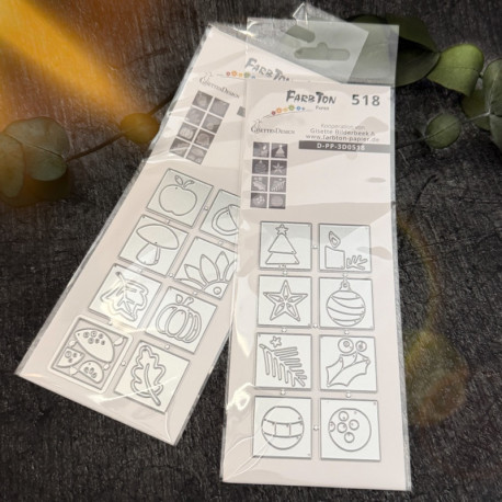 Stanzen-Bundle Mosaik Herbst/Weihnachten (517&518)