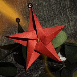Stanze Origami, Stern, 5-Eck (520M)