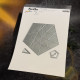 Stanze Origami, Stern, 5-Eck (520M)